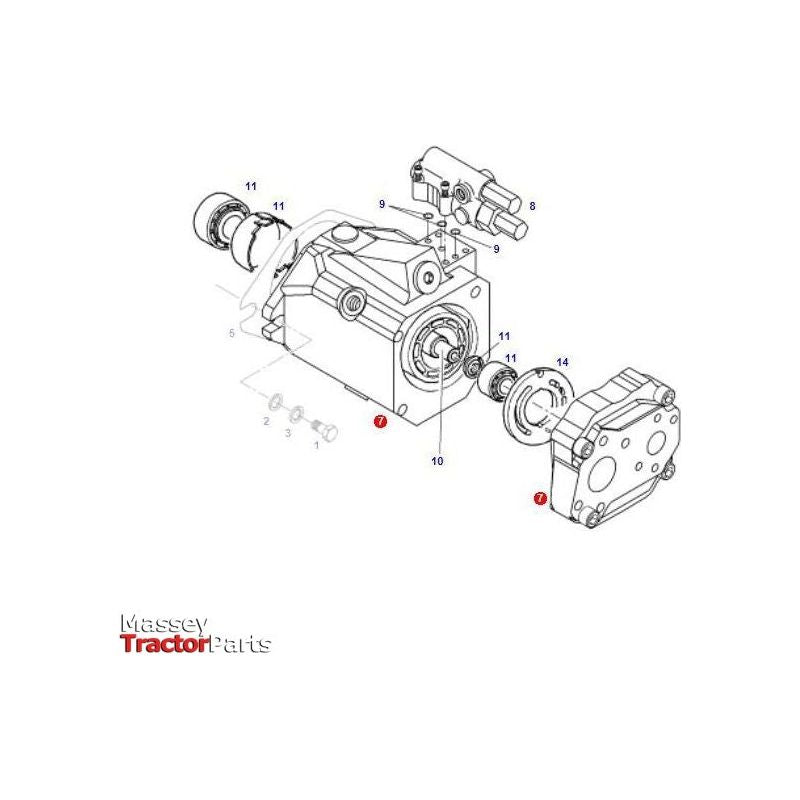 Piston Pump - G412940010012 | OEM |  parts | Hydraulic Pumps-Fendt-Block Components,Engine & Filters,Engine Parts,Farming Parts,Hydraulic Cylinders & Rams,Hydraulic Ram Parts,Hydraulics,Liners,Pistons,Rings,Tractor Hydraulic,Tractor Parts