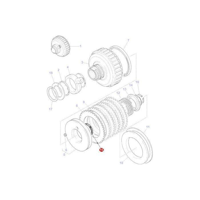 Piston Ring - 3699909M1 - Massey Tractor Parts