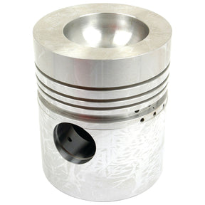 The Sparex Piston (Standard) - S.40411, a metallic cylinder-shaped component with a domed top, several grooves around its circumference, and a central hole near the bottom, featured prominently in the Perkins Build List.