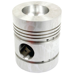 The Sparex Piston (Standard) - S.40412 is a metallic piston featuring visible grooves, a hollow central cavity, and an optimal compression height, commonly used in engines.