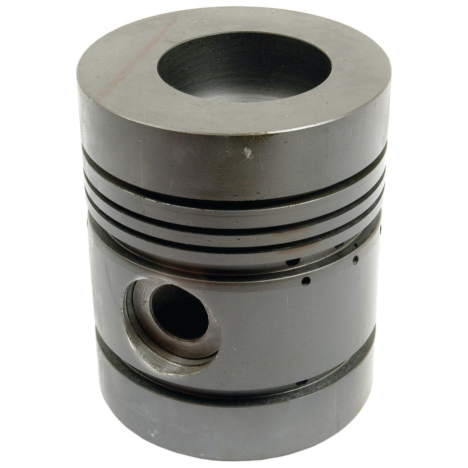 A Sparex Standard Piston (S.40413) with grooves, an opening near the bottom, and a precisely engineered bore Ø.