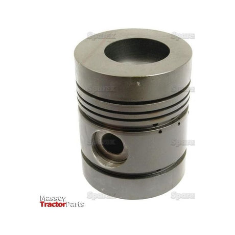 A Sparex metal piston (Standard) - S.40413 with grooves and a hollow center, labeled "Massey Tractor Parts" at the bottom left corner. The piston length and bore Ø are precisely engineered for optimal performance.
