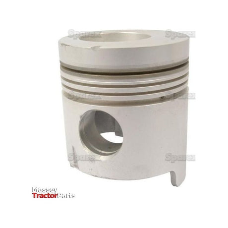 The Sparex Piston (Standard) - S.66601, featuring a single metallic design with a hole near the bottom and several grooves near the top, likely used in an engine and displayed against a white background, showcases its specific compression height.