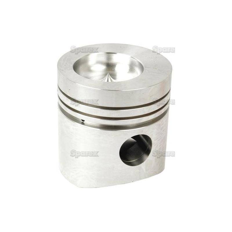 A precisely engineered piston, model S.72154, by Sparex features a cylindrical design with grooves and a side hole, finished in silver and typically used in engines to fit specific bore diameters.