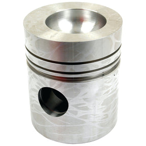 The Sparex Piston (Std.) - S.41540 is a metallic piston with two ring grooves and a central opening, featuring a slightly domed top and cylindrical body, perfectly designed to match the bore diameter.