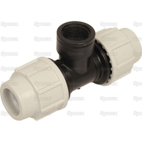 90&deg; Tee with Threaded Female Offtake - 32mm x 1''
 - S.106899 - Farming Parts