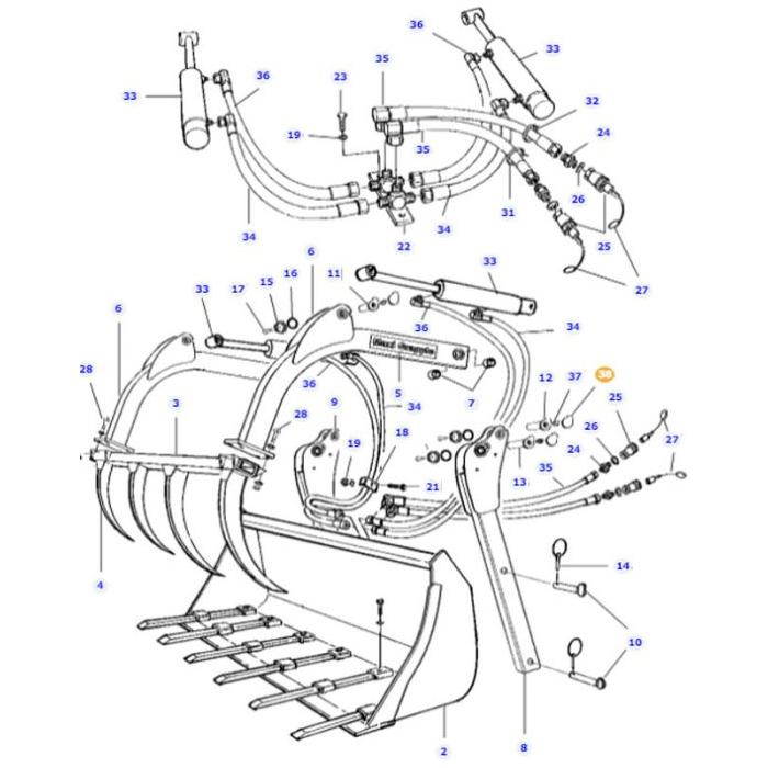 Plastic Cap - AL5215121 - Massey Tractor Parts