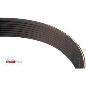 Close-up of a black Poly V / Multi-Rib Belt with the text "Massey Tractor Parts" in the bottom left corner. The belt is identified as Sparex Part No.S.19099, from the PK Section, and is labeled with Belt No. 6PK2230.