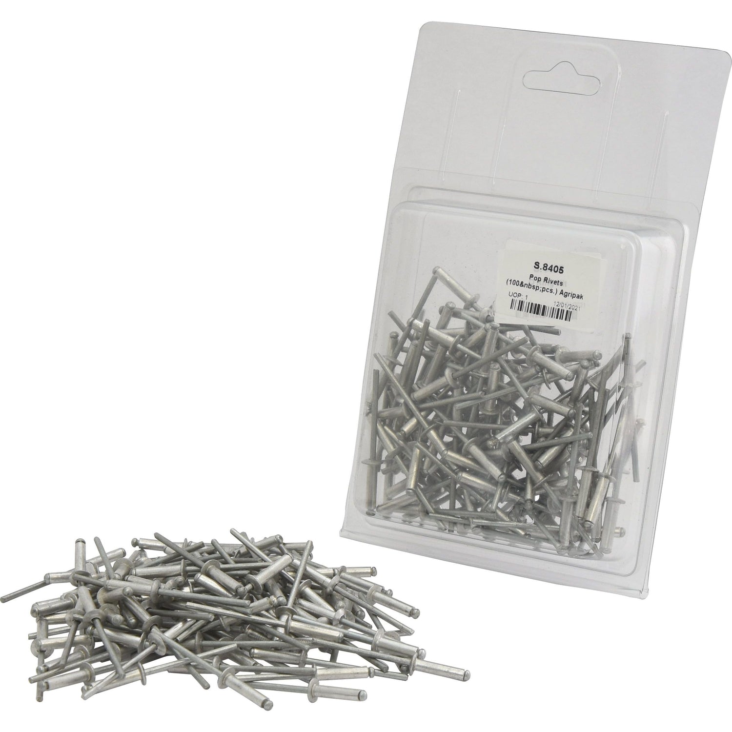 Pop Rivets (100 pcs.) Agripak
 - S.8405 - Massey Tractor Parts