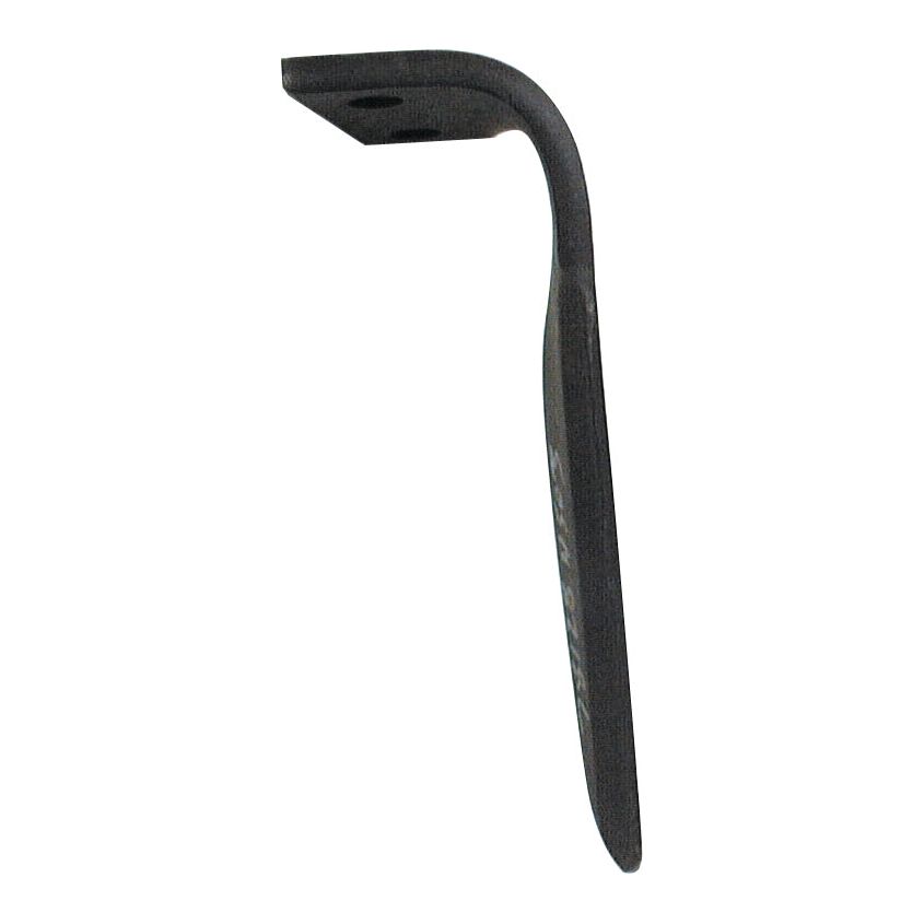 A black metal Power Harrow Blade 110x12x290mm RH with a curved bottom and flat top, featuring a screw hole for mounting with hole centers at 60mm and a hole diameter of 16.5mm, compatible with Feraboli equipment. Sparex Part No.S.78128.