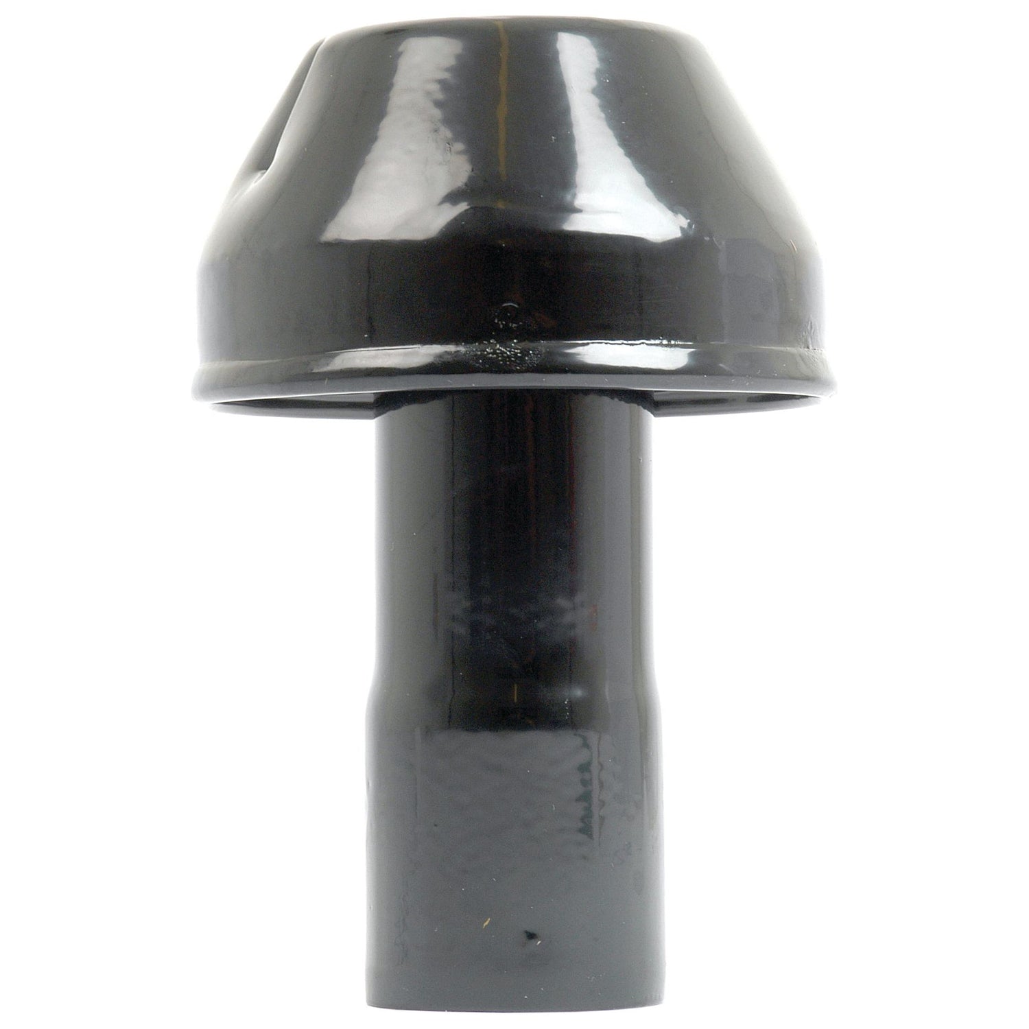 The Sparex Pre Cleaner (Part No. S.60653) is a glossy black cylindrical object with a wider top section, resembling a cover or cap—ideal for pre-cleaners in air filters to extend engine life.