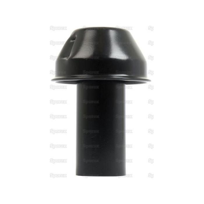 A black plastic nozzle with a cylindrical base and a rounded top, often used in pre-cleaners to protect engine life, featuring the faintly repeated background branding "Sparex." This is the Pre Cleaner | Sparex Part No. S.61868.