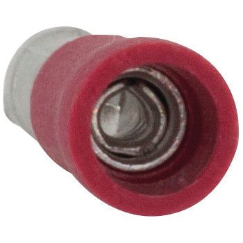 Pre Insulated Bullet Terminal, Standard Grip - Male, 4.0mm, Red (0.5 - 1.5mm)
 - S.12412 - Farming Parts
