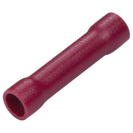 Pre Insulated Inline Terminal, Standard Grip, 4.0mm, Red (0.5 - 1.5mm)
 - S.12414 - Farming Parts