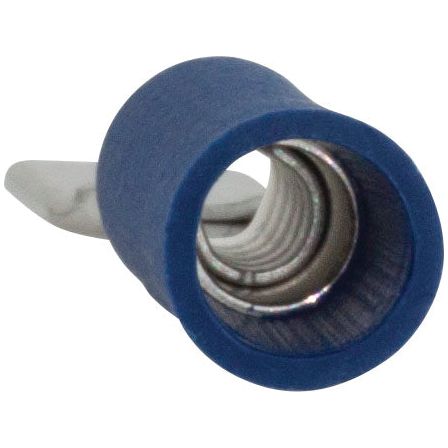Pre Insulated Spade Terminal, Standard Grip - Male, 6.3mm, Blue (1.5 - 2.5mm)
 - S.8546 - Massey Tractor Parts