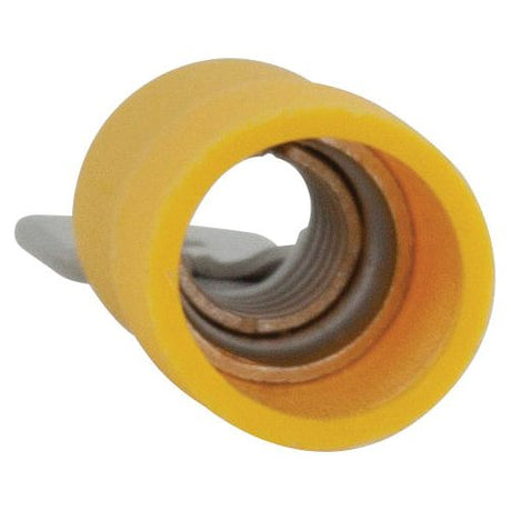 Pre Insulated Spade Terminal, Standard Grip - Male, 6.3mm, Yellow (4.0 - 6.0mm)
 - S.8556 - Massey Tractor Parts