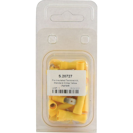 Pre Insulated Terminal Kit, Standard Grip Yellow (Agripak 50 pcs.)
 - S.20727 - Farming Parts
