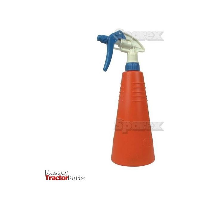 A Hand Sprayer - 750ml (Sparex Part No. S.13152) branded by Sparex, featuring an orange bottle with a white and blue nozzle, perfect for industrial use by Pressol.