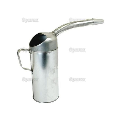 Sparex Metal Jug - 2L (Sparex Part No.S.30162) featuring a long, flexible spout and a side handle.