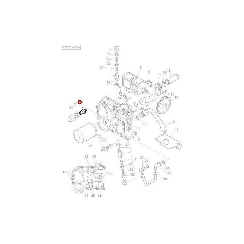 Massey Ferguson Pressure Switch - 4305135M2 | OEM | Massey Ferguson parts | Engine Electrics and Instruments-Massey Ferguson-Farming Parts,Lighting & Electrical Accessories,Oil Pressure Switches,Switches & Sensors,Tractor Parts