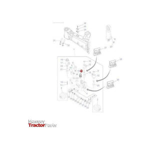 Pressure Valve - 7302601602-Massey Ferguson-Farming Parts,Hydraulic Valves,Hydraulics,On Sale,Solenoids,Spares & Components,Tractor Parts