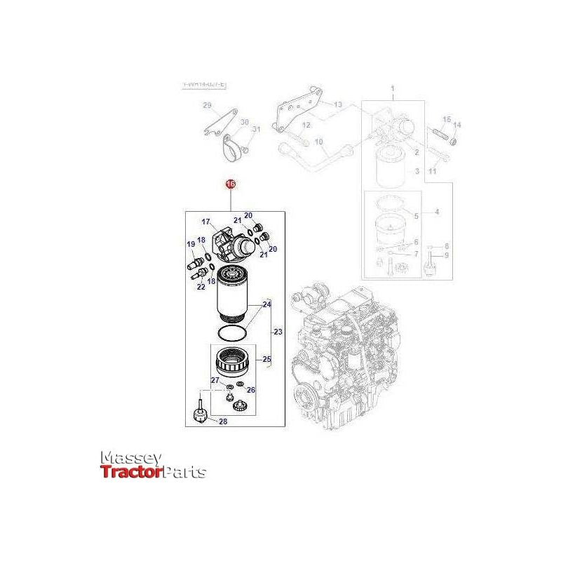 Massey Ferguson Primer Pump - 4288692M2 | OEM | Massey Ferguson parts | Fuel-Massey Ferguson-Engine & Filters,Farming Parts,Fuel Delivery Parts,Fuel Pumps,Fuel Pumps & Components,Tractor Parts