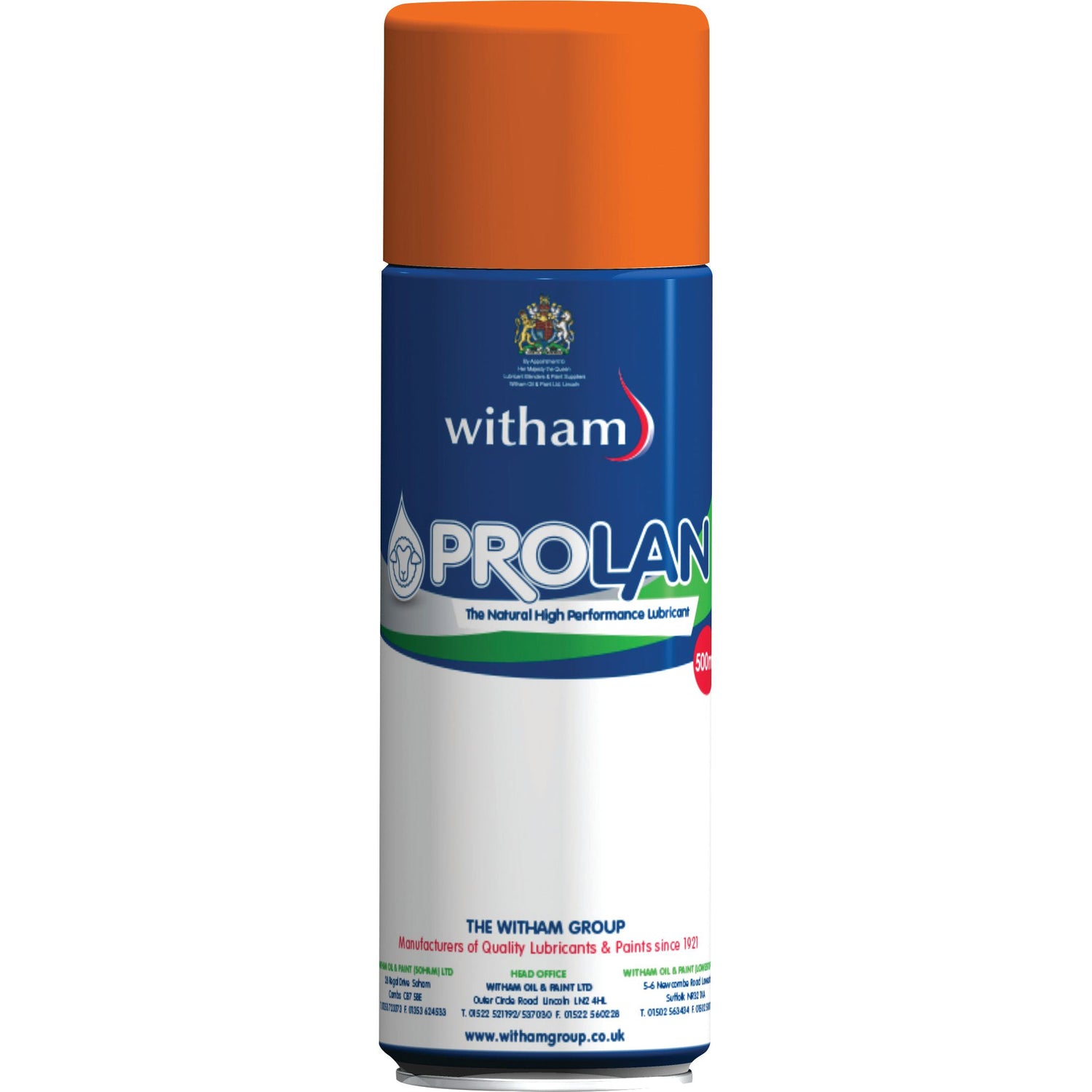 A 400ml can of Sparex ProLan Enduro Rust Protection Grade lubricant, identified as Sparex Part No. S.119781, featuring a blue cap, white lower section, and red accent near the bottom. The label includes the product name and Heavy Oil Grade details.