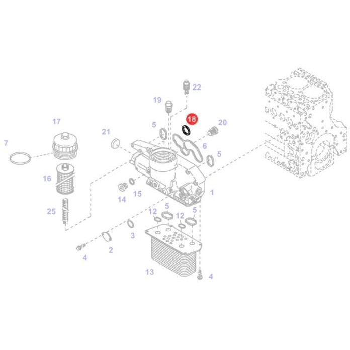 Fendt Pro Gasket - F412200510030 | OEM | Fendt parts | Gaskets-Fendt-Engine & Filters,Farming Parts,Oil Seals,Seals,Tractor Parts