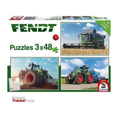 Puzzle Set (3x48 pieces ) - X991017005000-Fendt-Accessories,Kids Accessories,Merchandise,not-on-sale,On Sale,Puzzle