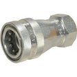 Quick Release Hydraulic Coupling Female 1/2" Body x 1/2" BSP Female Thread - S.50008 - Farming Parts