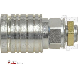 Quick Release Hydraulic Coupling Female 1/2" Body x M18 x 1.50 Metric Male Thread - S.30212 - Farming Parts