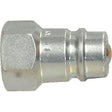 Quick Release Hydraulic Coupling Male 1/2" Body x 1/2" BSP Female Thread - S.50007 - Farming Parts