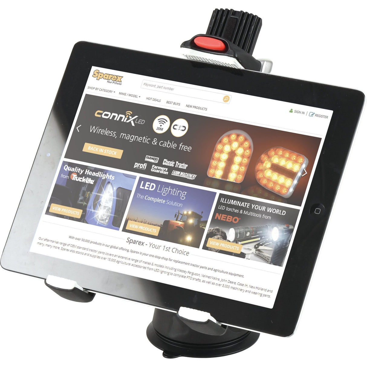ROKK Mini Adjustable Tablet Clamp & Suction Mount
 - S.151439 - Farming Parts