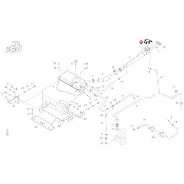 Radiator Cap - G718202050050 - Massey Tractor Parts