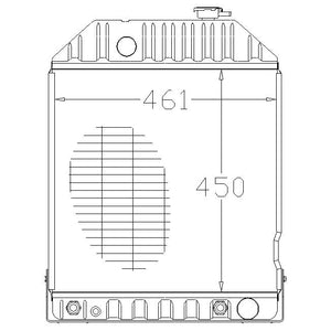 Radiator
 - S.67952 - Massey Tractor Parts