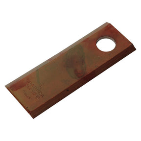 Mower Blade - Flat blade, top edges sharp -  123 x 40x4mm - Hole⌀18.25mm  - RH & LH -  Replacement for Kuhn
 - S.105674 - Massey Tractor Parts