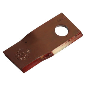 Mower Blade - Twisted blade, bottom edge sharp & parallel -  105 x 48x4mm - Hole⌀19mm  - RH -  Replacement for Claas
 - S.105637 - Massey Tractor Parts