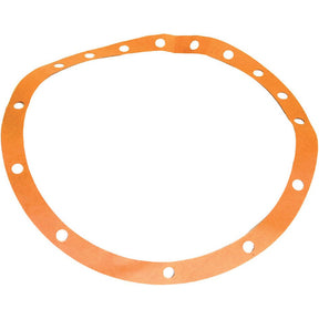 A circular orange gasket with equidistant holes around its perimeter, perfect for your Massey Ferguson's Trumpet Housing - introducing the Sparex Rear Axle Housing Gasket (Sparex Part No. S.40922).