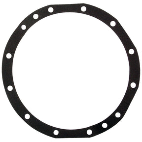 A black, circular rear axle housing gasket with multiple evenly-spaced holes along its outer edge from the Sparex brand, known as the Rear Axle Housing Gasket | Sparex Part No.S.72508.