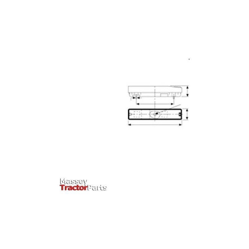Massey Ferguson Rear Light L/H or R/H - 3713911M92 | OEM | Massey Ferguson parts | Rear Lights-Massey Ferguson-Farming Parts,Lighting & Electrical Accessories,Rear Lights,Tractor Parts,Vehicle Lighting