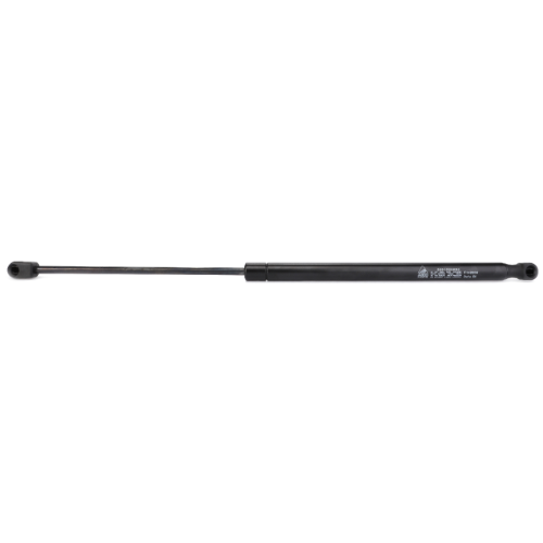 A linear gas spring, specifically the Massey Ferguson - Rear Window Strut (3301920M92) by AGCO, features a black cylindrical body with an extending rod, and is commonly used in tractor parts for brands like Massey Ferguson and Landini.
