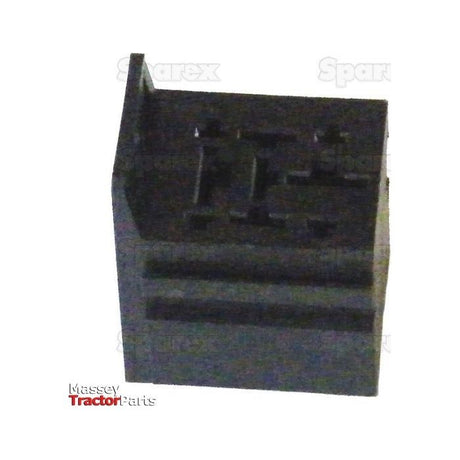 Close-up image of a black plastic component with the text "Massey Tractor Parts" and "Sparex" faintly visible in the background, likely part of a Relay Holder 4 Way Agripak (Sparex Part No. S.26442).