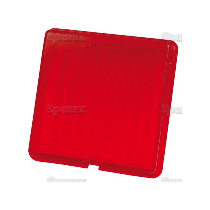 Image of a red, translucent polycarbonate Replacement Lens with "Sparex" embossed on it. Perfect as a replacement lens for your rear light, fits S.21862 (Part No.S.21842).