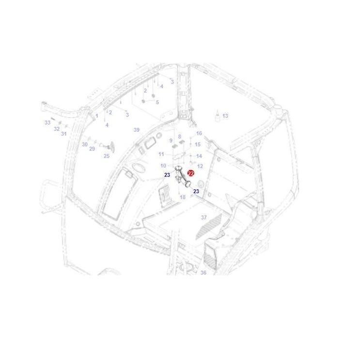 Retainer - 71408378 - Massey Tractor Parts