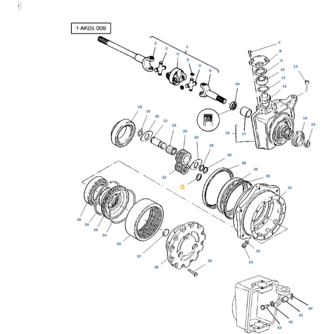 Retaining Ring - 339469X1 - Massey Tractor Parts