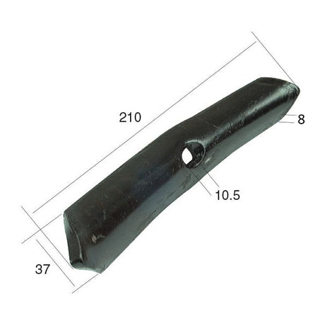 Reversible point 210x40x8mm
 - S.78095 - Massey Tractor Parts
