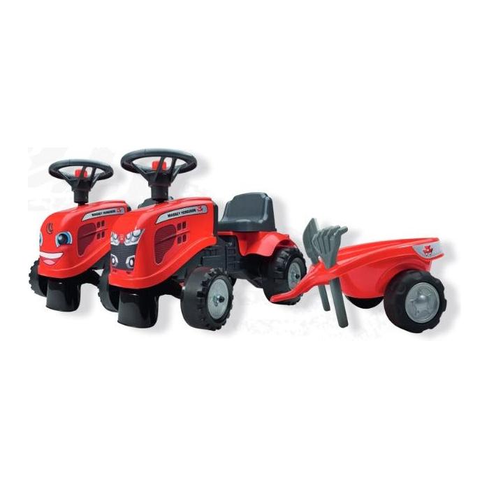 Massey Ferguson Ride-On Tractor with Trailer & Accessories | X993361900241