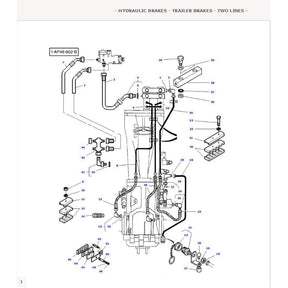 Massey Ferguson - Right Hand Tubing - 3715866M1 - Farming Parts
