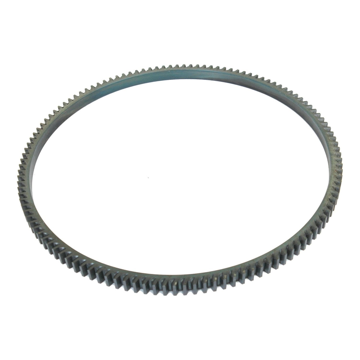 The Sparex Ring Gear - S.41449 is a circular metal gear featuring evenly spaced teeth along its outer edge and comes with detailed specifications typically listed in the Perkins Build List.