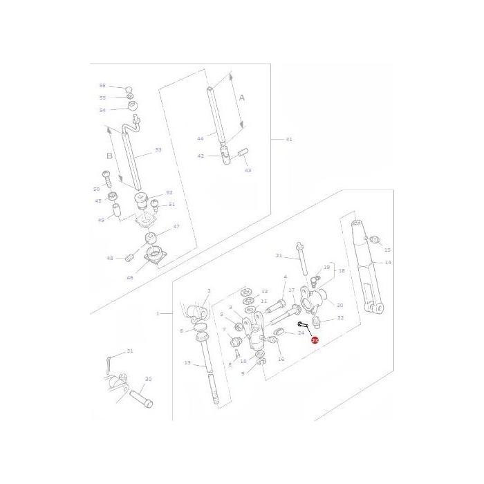 Rivet Gear - 195648M1 - Massey Tractor Parts